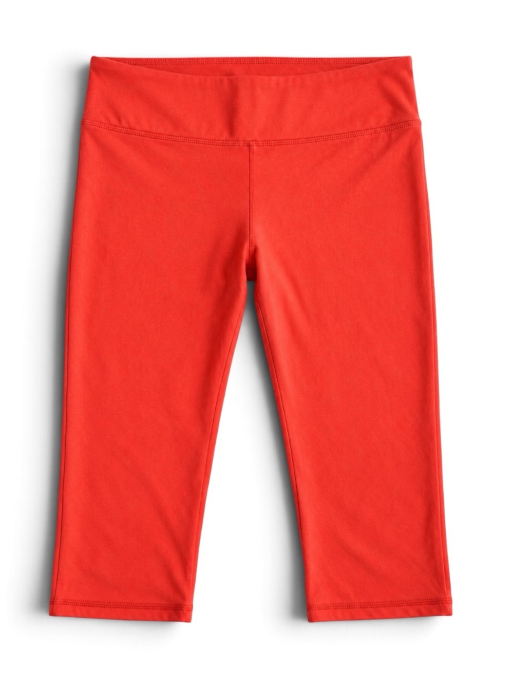 Fabletics High Rise Leggings Capri Length Yoga Running Coral Orange Size M